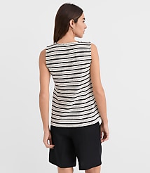 Stripe Textured Knit Vest carousel Product Image 2