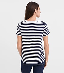 Striped Everyday Crew Tee carousel Product Image 2