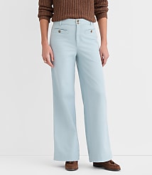 Welt Pocket Palmer Wide Leg Pants in Twill carousel Product Image 3