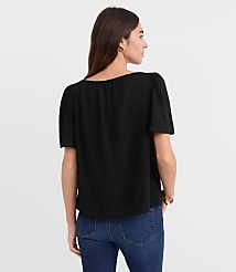 Flutter Sleeve Boatneck Top carousel Product Image 2