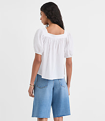 Puff Sleeve Square Neck Blouse carousel Product Image 2