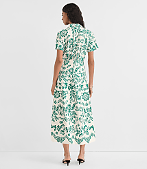 Floral Seamed Maxi Shirtdress carousel Product Image 3