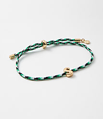 Rope Pull Tie Initial Bracelet carousel Product Image 1