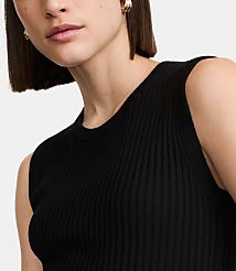 Petite LOFT Versa Ribbed Sleeveless Sweater carousel Product Image 4