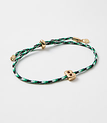 Rope Pull Tie Initial Bracelet carousel Product Image 1