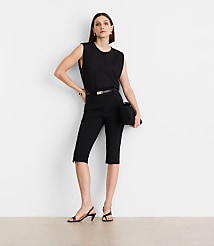 LOFT Versa Cap Sleeve Jersey Top carousel Product Image 1