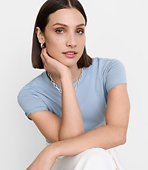 LOFT Versa Relaxed Tee carousel Product Image 2