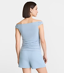 LOFT Versa 360 Knit Off The Shoulder Top carousel Product Image 4