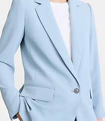 LOFT Versa Crepe Drape Relaxed Blazer carousel Product Image 4