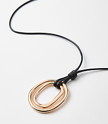 Circle Pendant Cord Necklace carousel Product Image 2
