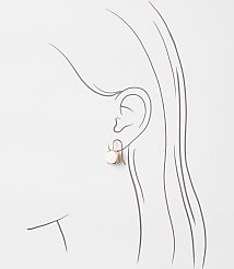 Mother Of Pearl Square Earrings carousel Product Image 2