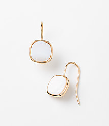 Mother Of Pearl Square Earrings carousel Product Image 1