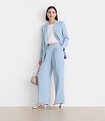 LOFT Versa Crepe Drape Relaxed Blazer carousel Product Image 1