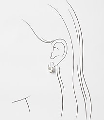 Sparkle Pull Through Earrings carousel Product Image 2