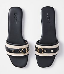 Canvas Buckle Slide Sandals carousel Product Image 3