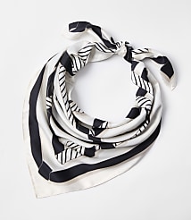 Ribbon Print Square Scarf carousel Product Image 1