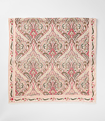 Floral Border Paisley Scarf carousel Product Image 2