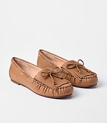Fringe Bow Moccasins carousel Product Image 1