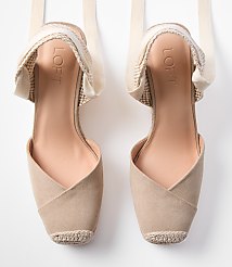 Lace Up Espadrille Wedges carousel Product Image 1