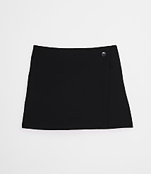 Petite LOFT Versa Crepe Drape Mini Skort carousel Product Image 3