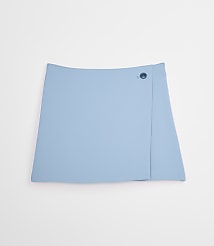 LOFT Versa Crepe Drape Mini Skort carousel Product Image 5