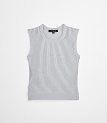 LOFT Versa Ribbed Sleeveless Sweater carousel Product Image 3