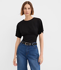 Corset Hem Tee carousel Product Image 1