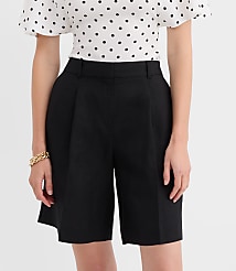 Bermuda Shorts in Linen Blend carousel Product Image 3