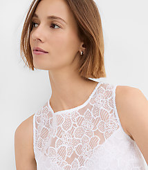 Petite Floral Lace Shell carousel Product Image 5