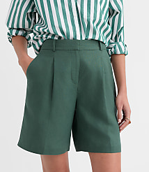 Petite Bermuda Shorts in Linen Blend carousel Product Image 2