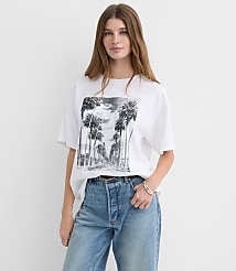 Palm Tree Oversized Jersey Tee carousel Product Image 2