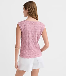 Puckered Ruffle Wedge Top carousel Product Image 2