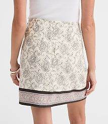 Patchwork Mini Wrap Skirt carousel Product Image 3