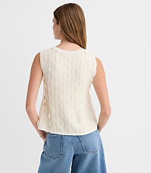 Scalloped Sweater Shell carousel Product Image 3