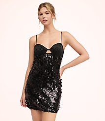 Lately Sequin Cutout Mini Dress carousel Product Image 1