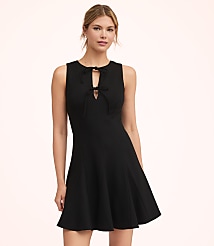 Lately Bow Flare Mini Dress carousel Product Image 2