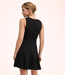 Lately Bow Flare Mini Dress carousel Product Image 3