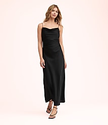 Lately Satin Bias Cowl Neck Gown carousel Product Image 1