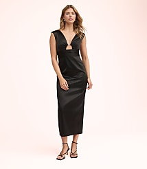 Lately Satin Cutout Gown carousel Product Image 2