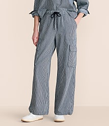Lou & Grey Striped Adjustable Parachute Pants carousel Product Image 2