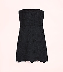 Lately Floral Lace Strapless Mini Dress carousel Product Image 2