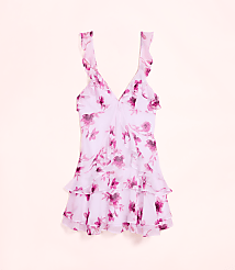 Lately Floral Ruffle Mini Dress carousel Product Image 4
