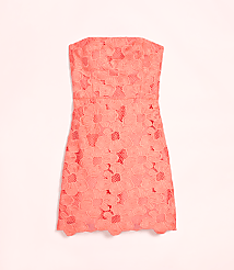 Lately Floral Lace Strapless Mini Dress carousel Product Image 4
