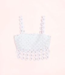 Lately Crochet Lace Fringe Top carousel Product Image 5