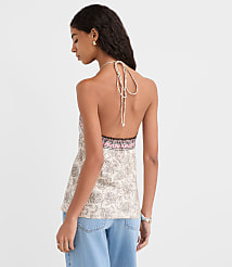 Petite Patchwork Halter Top carousel Product Image 2