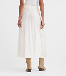 Petite Floral Lace Maxi Skirt carousel Product Image 3