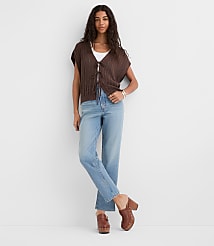 Pointelle Bow Wedge Sweater carousel Product Image 2