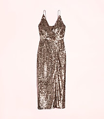Lately Sequin V-Neck Gown carousel Product Image 5