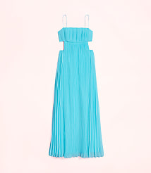 Lately Pleated Cutout Maxi Dress carousel Product Image 4