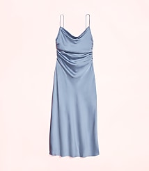 Lately Satin Bias Cowl Neck Gown carousel Product Image 4